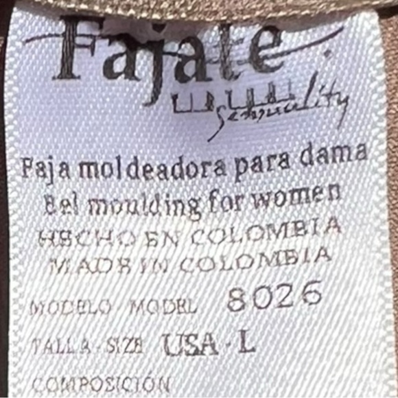 🌻Colombiana Fajas Fajate Post Surgery / Body Shaper Women's Size Large - Picture 8 of 8
